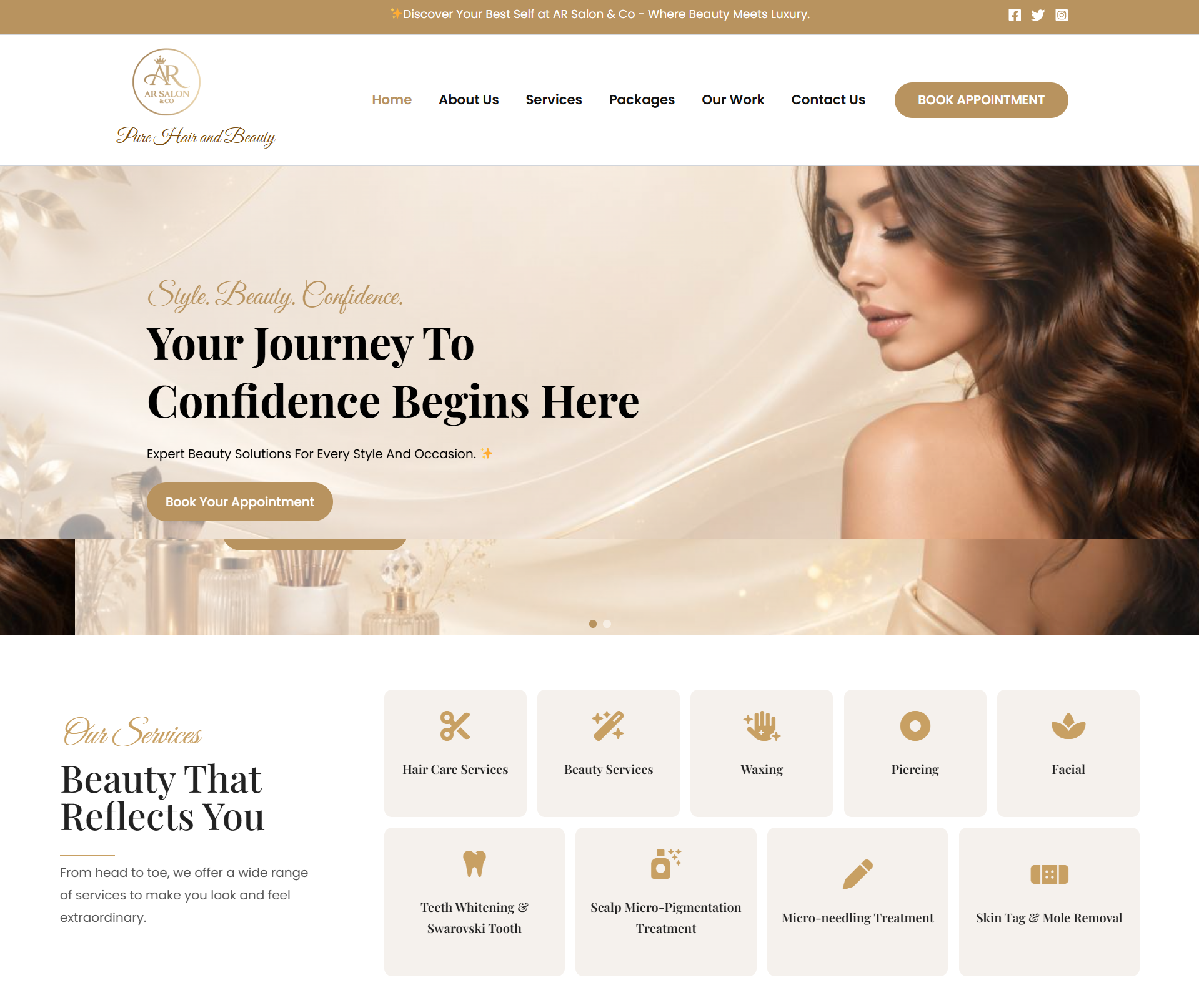 Service website project